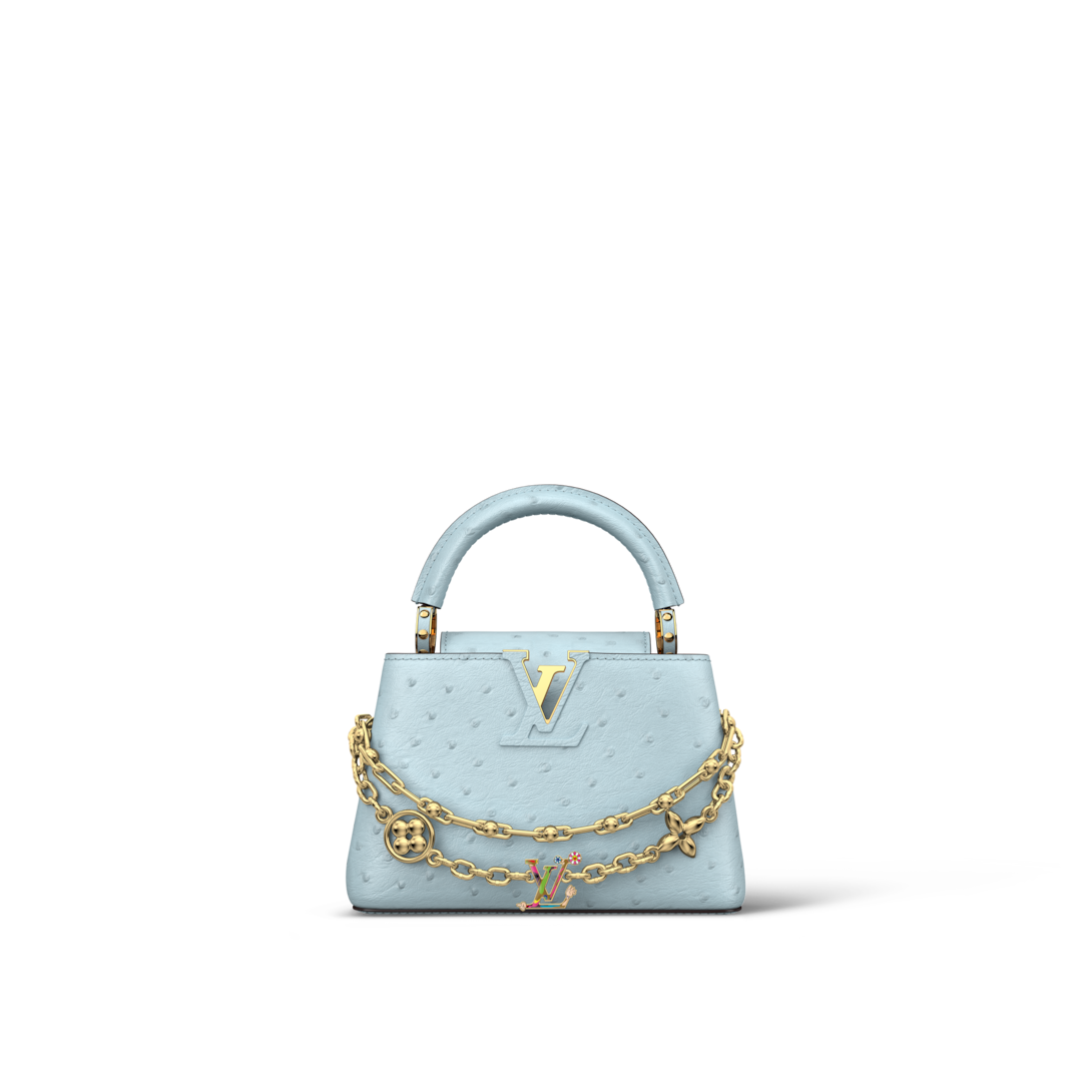 LV x TM Capucines Mini Ostrich Autruche - Handbags | LOUIS